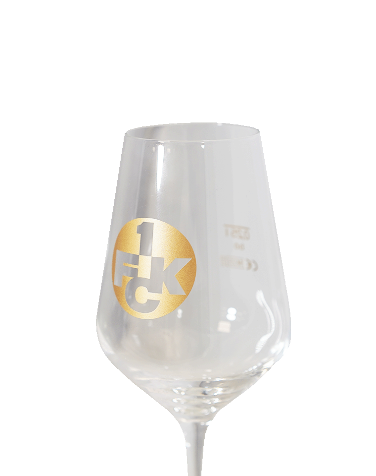 Weinglas Logo bronze