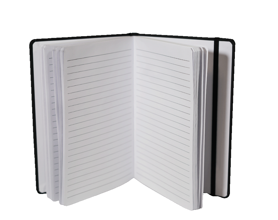 Notizbuch Teufelskopf schwarz