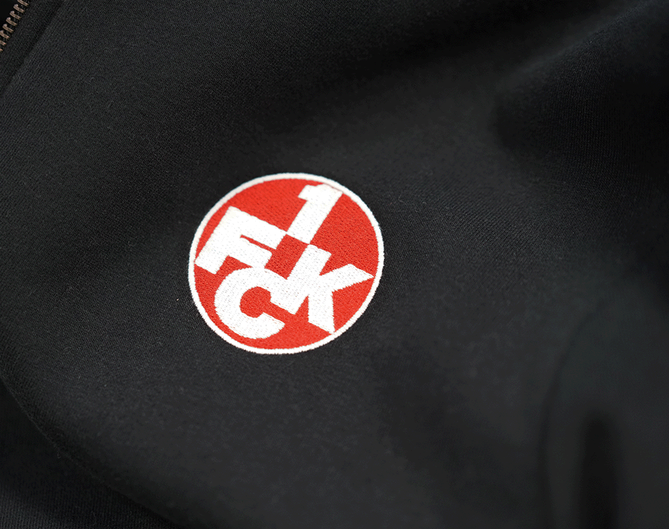 ZIP-Hoodie Stadt schwarz