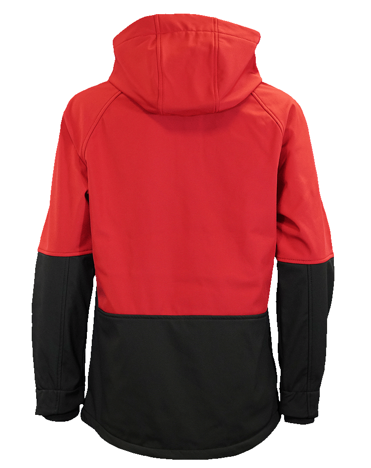 Softshelljacke rot/schwarz