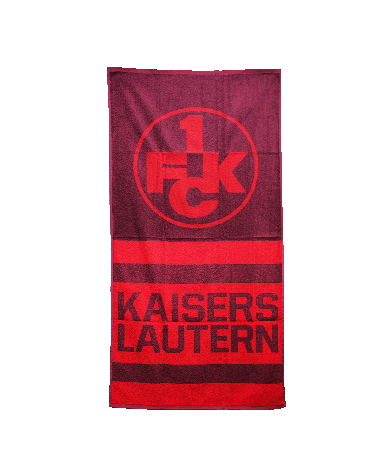 Handtuch Kaiserslautern bordeaux 50x100cm