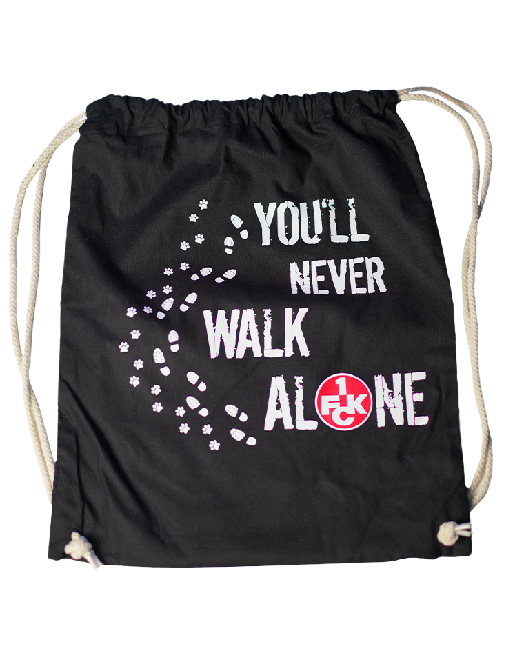 Turnbeutel "You'll never walk alone"
