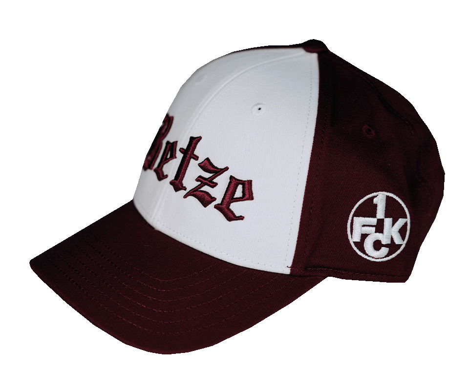Cap Betze bordeaux / weiß