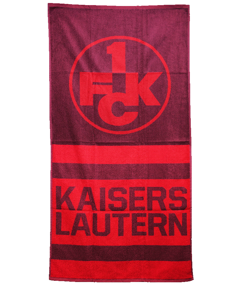 Badetuch Kaiserslautern bordeaux 100x180cm
