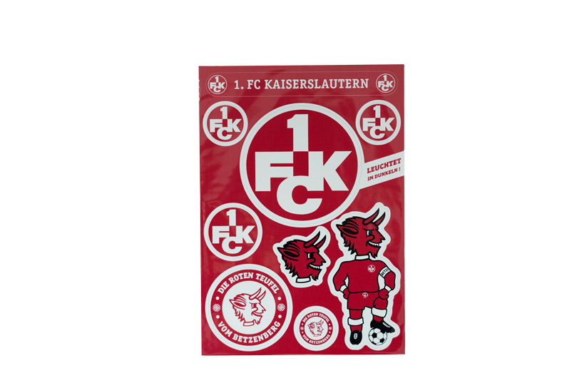 Aufkleber Set FCK leuchtend