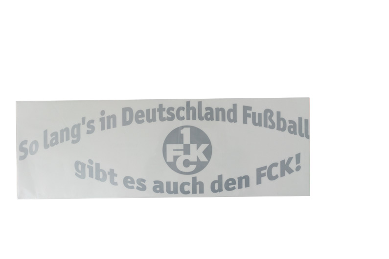 Heckscheibenaufkleber XL "Solang's"