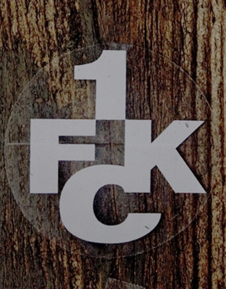 Innenaufkleber Logo silber