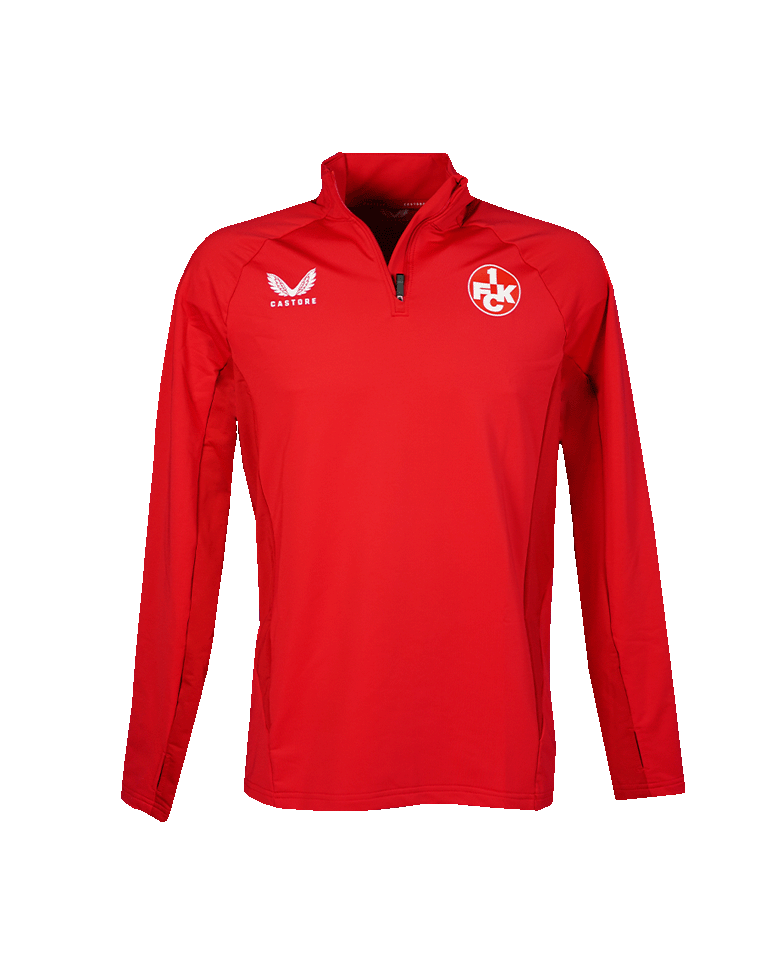 Trainingstop 1/4-Zipper 24/25 Kids rot