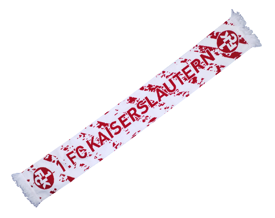 Schal 1. FC Kaiserslautern weiß/rot
