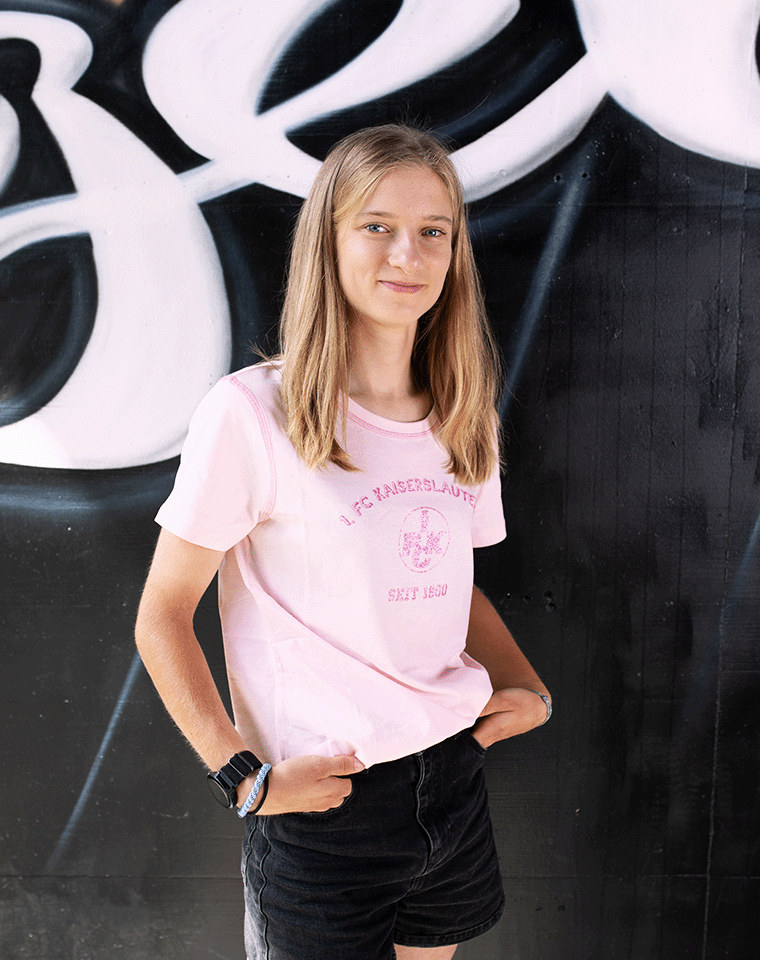 T-Shirt Damen 1. FC Kaiserslautern rosa