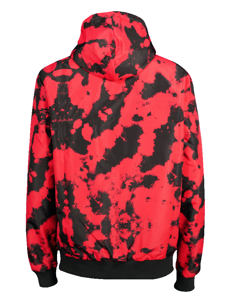 Windbreaker rot/schwarz