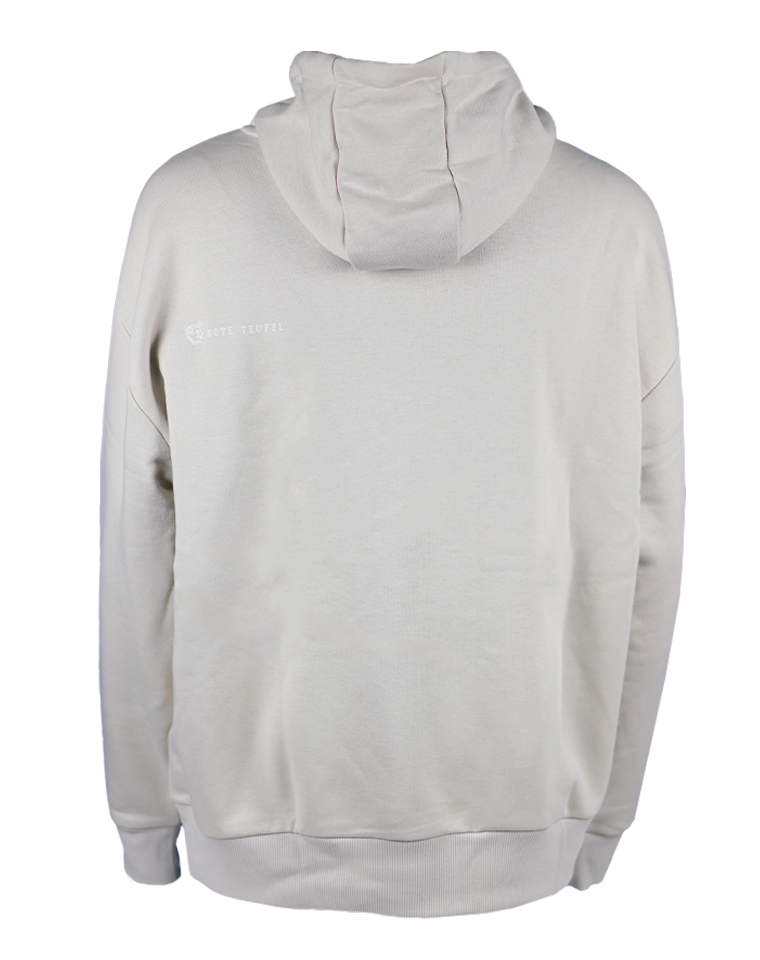 Hoodie Kaiserslautern gestickt grau