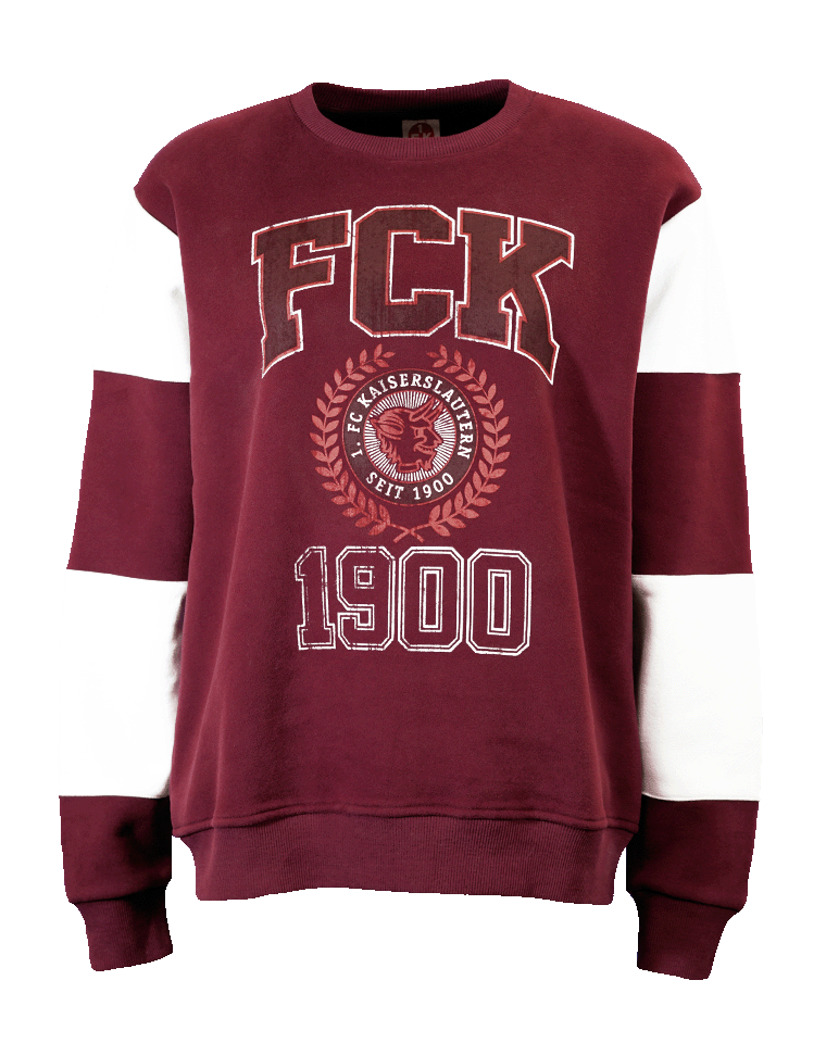 Sweater Damen FCK bordeaux