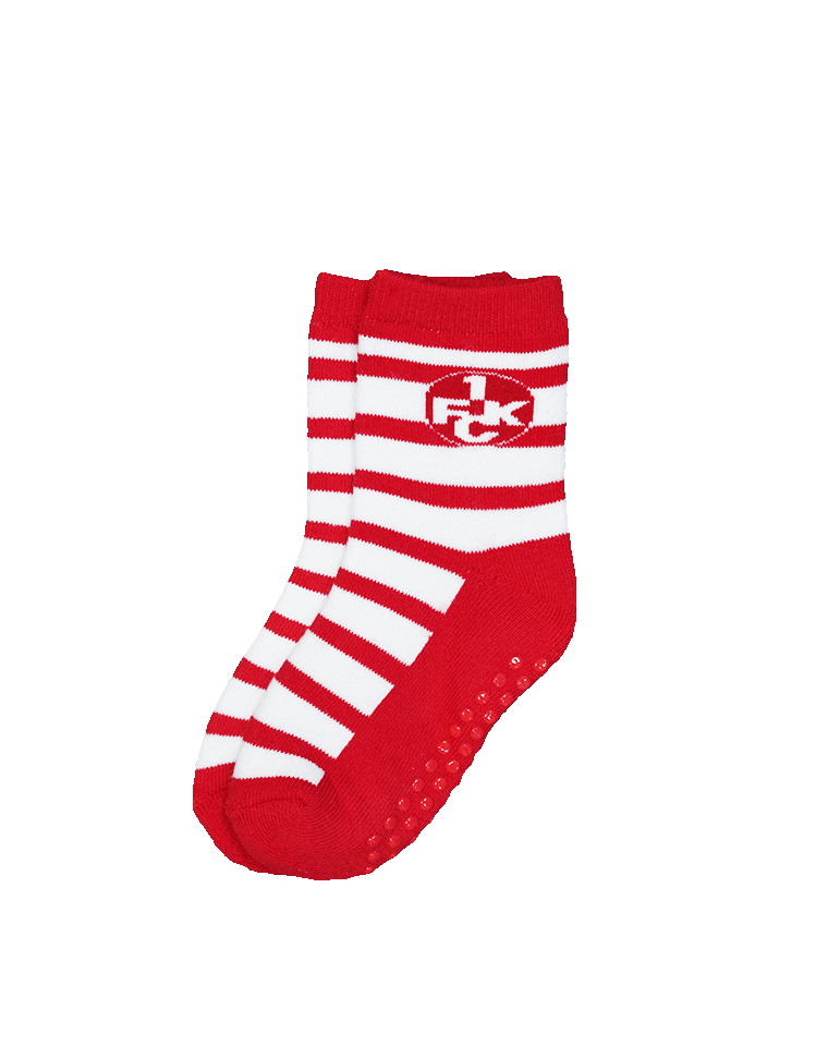 Babysocken rot/weiß
