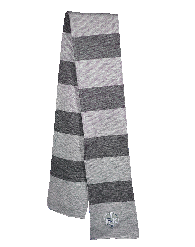 Schal Blockstreifen grau