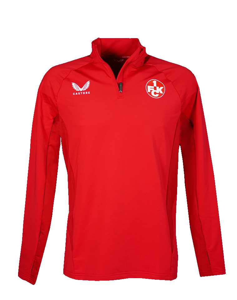 Trainingstop 1/4-Zipper 24/25 rot
