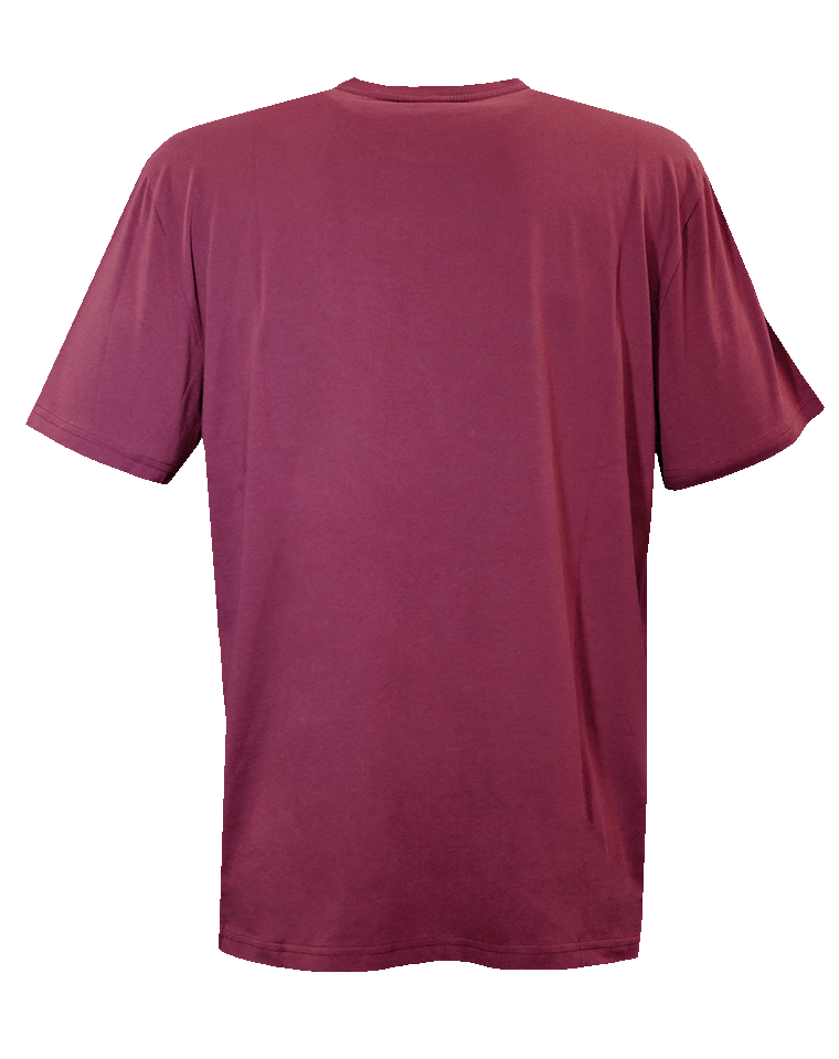 T-Shirt Brodworschd bordeaux