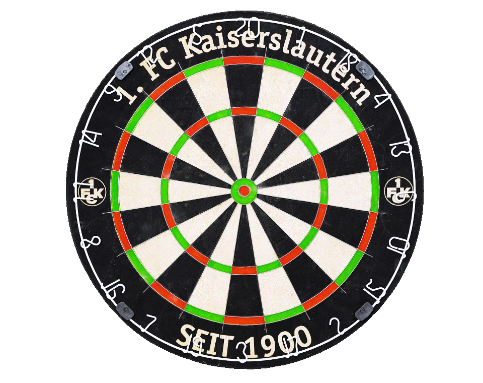 FCK Dartscheibe-Set